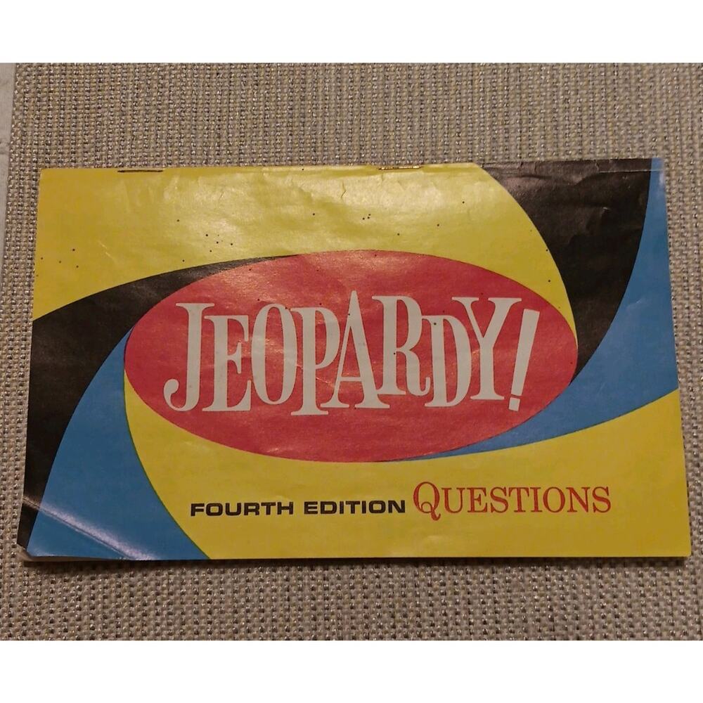 Jeopardy Fourth Edition Questions Booklet 1964